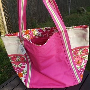 Vera Bradley Large Colorblock Tote Lilli Bell